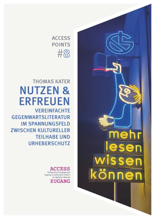 Cover des Bandes "Nutzen und erfreuen"