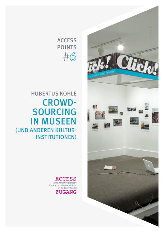 Cover des Bandes „Crowdsourcing in Museen"