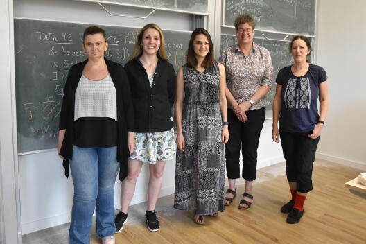 Maria Grazia Viola, Anna Duwenig, Kristin Courtney, Astrid an Huef and Magdalena Georgescu met in Münster.