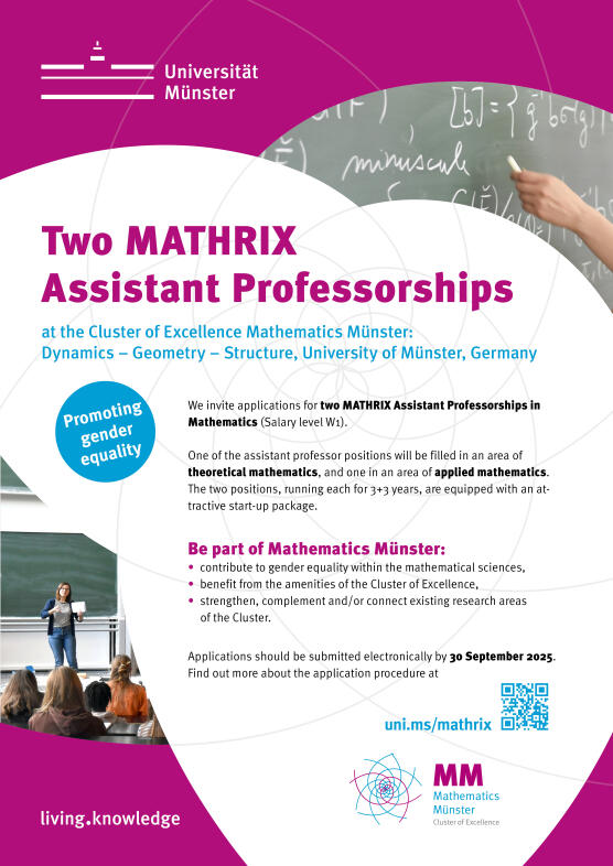 Call MATHRIX Assistant Professorships 2025