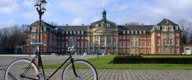 Bicycle in front of the palace