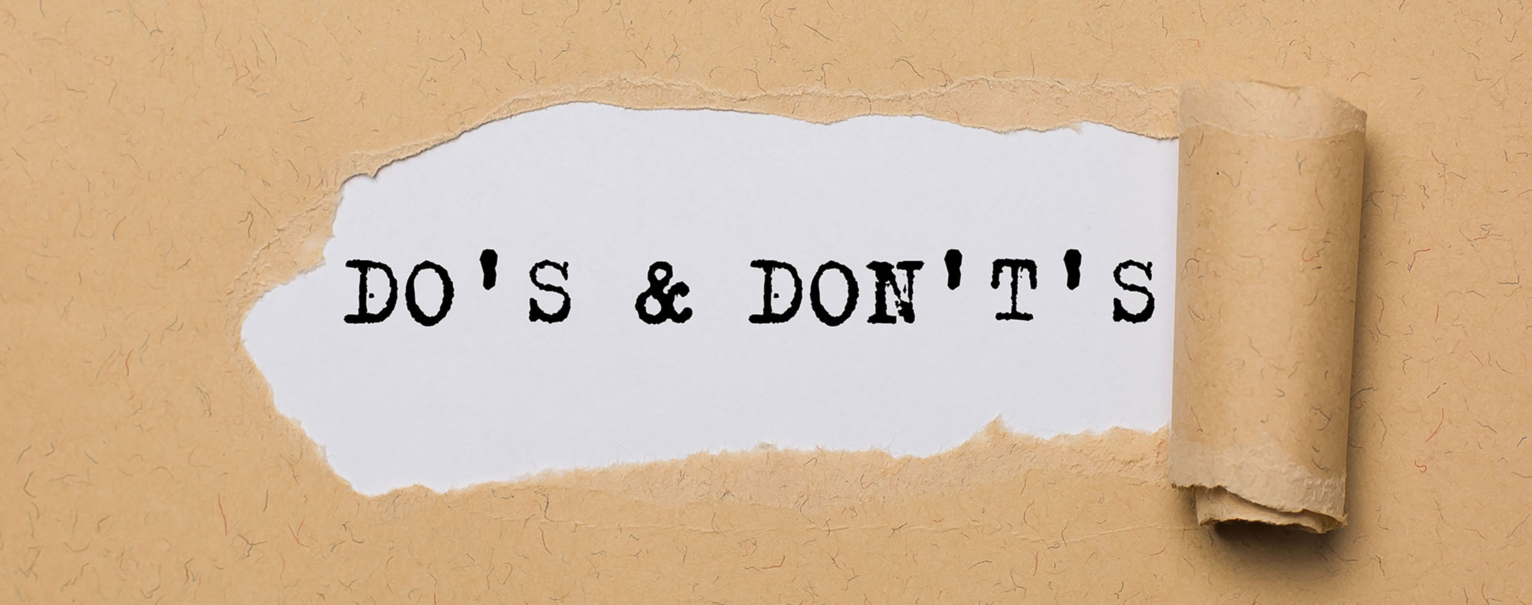 Symbolbild Do’s & Don’ts
