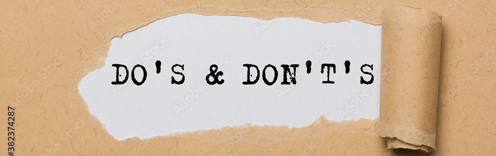 Symbolbild Do’s & Don’ts