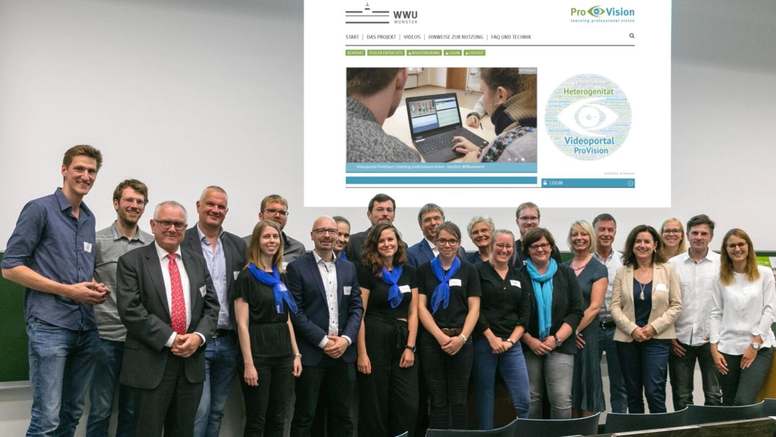 Personen Videoportal ProVision der Universität Münster learning
