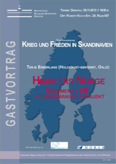 Gastvortrag Emberland Krieg Und Frieden In Skandinavien Plakat