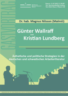 Gastvortrag Magnus Nilsson Plakat