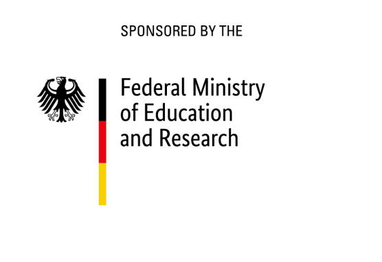 Logo "sponsored by the Federal Ministry of Education and Research"