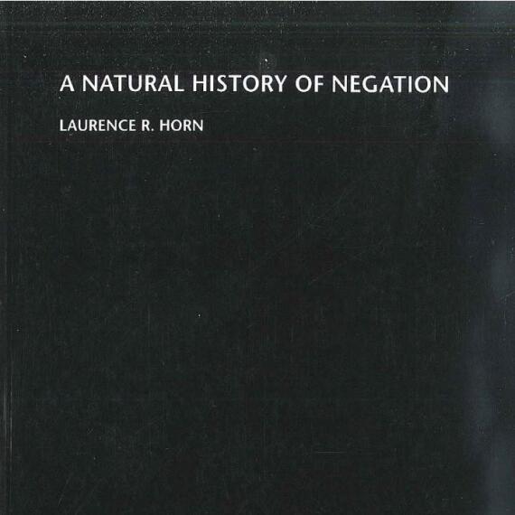 Cover A Natural History Of Negation