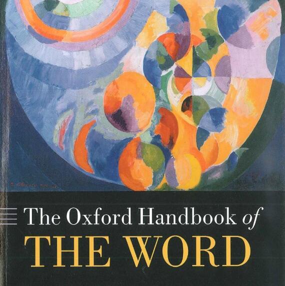 Cover The Oxford Handbook Of The Word