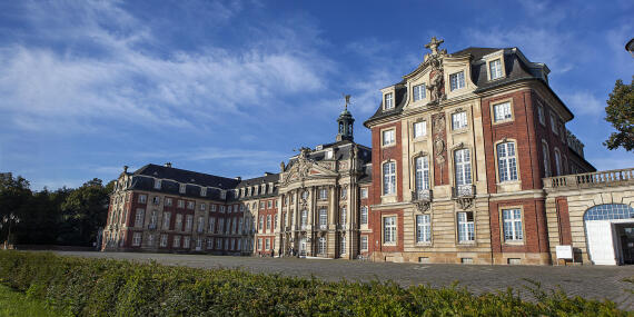 Das Schloss ist zu sehen