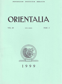 Cover Orientalia