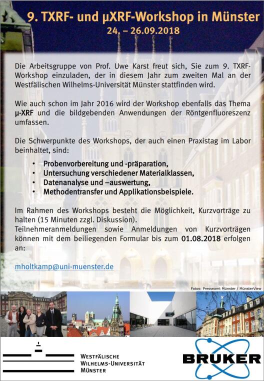 Flyer TXRF Workshop 2018