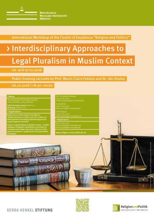 Interdisciplinary Approaches to Legal Pluralism in Muslim Context Plakat
