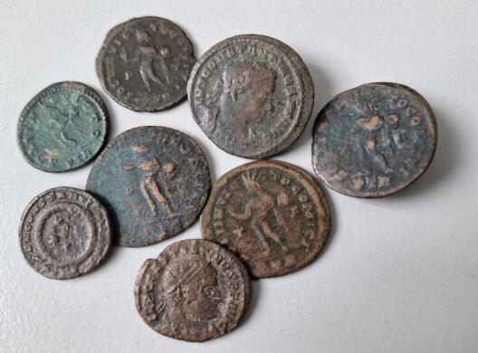 Münzen aus dem Hortfund von Buer