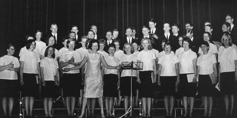 Konzert des Studentischen Madrigalchors in Lyon, 1965