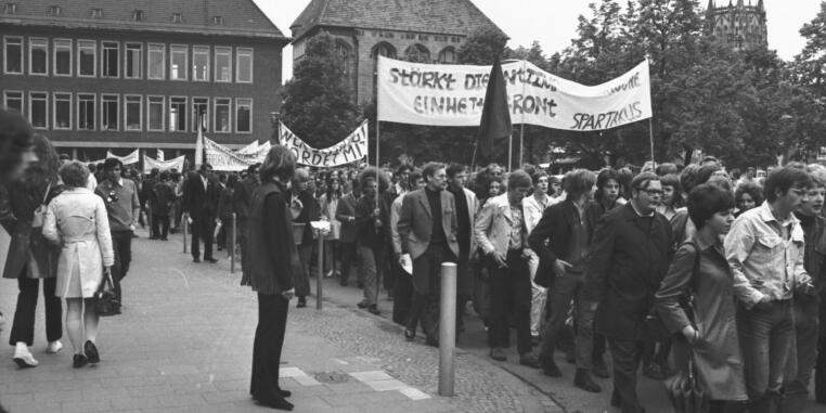 Studentendemonstration, 1960er-Jahre