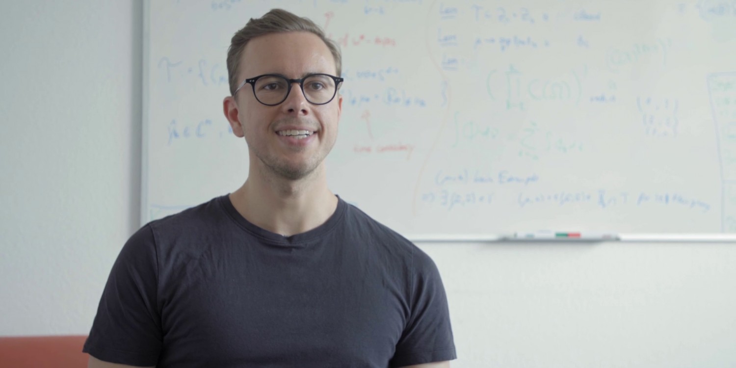 Video: Doktorand Marco Mauritz forscht zu mathematischen Aspekten der Bildgebung
