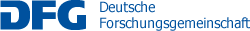 The picture shows the logo of the German Research Foundation (Deutschen Forschungsgemeinschaft DFG)