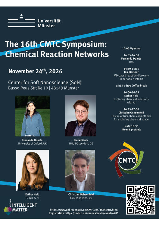 Poster: The 16th CMTC Symposium - Chemical Reaction Networks