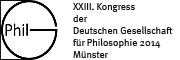 XXIII. Kongress der Deutschen Gesellschaft für Philosophie 2014 in Münster