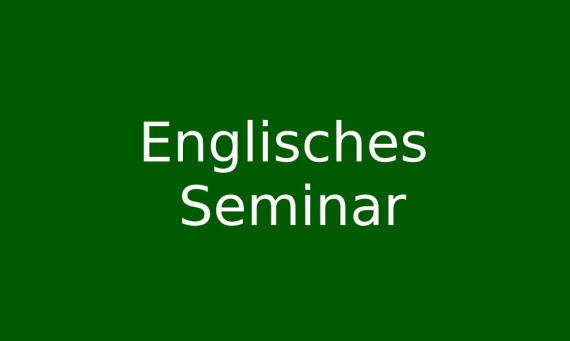 Symbolbild verlinkt zum Englisches Seminar