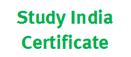 Study India Zertifikat