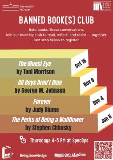 Poster: Banned Book(s) Club