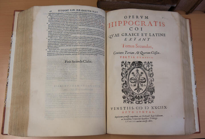 Hippocrates, Opera quae extant Graece et Latine