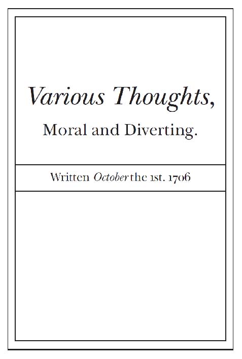 Variousthoughts