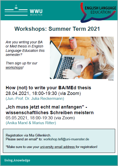 Workshops Summer Term 2021 Poster