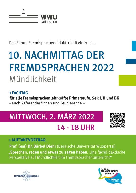 Plakat Fremdsprachennachmittag 2022