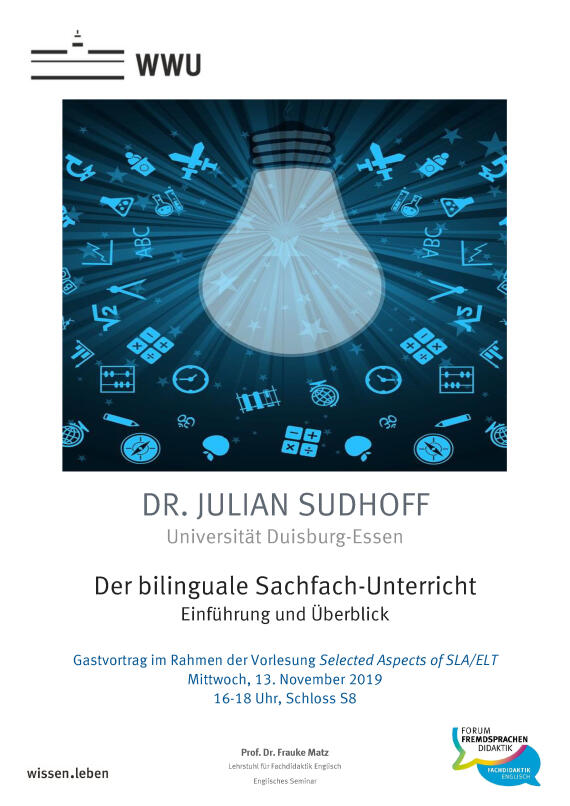 Plakat Dr. Julian Sudhoff