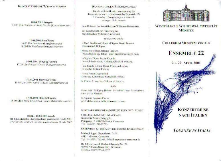 2001 Italienprogramm 1