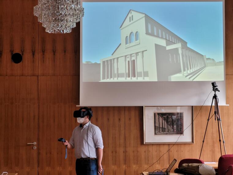 Gruppenprojekte werden mit der VR-Brille erfahrbar