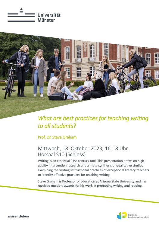What are best practices for teaching writing to all students? – Prof. Dr. Steve Graham