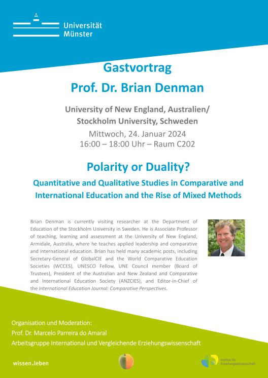 Polarity or Duality? Quantitative and Qualitative Studies in Comparative and International Education and the Rise of Mixed Methods.