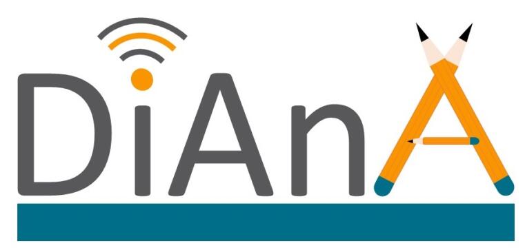 Logo des Projekts mit dem Schriftzug DiAnA