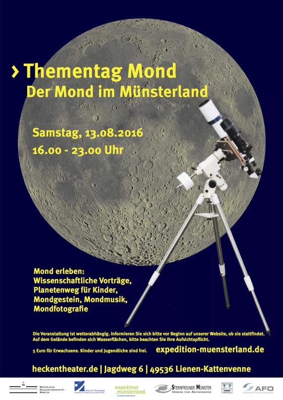 Plakat Thementag Mond