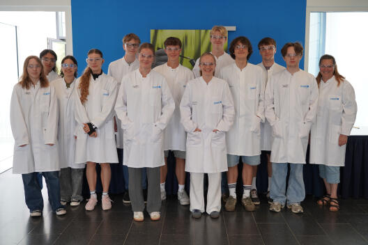 Zum Abschluss kamen die Schüler*innen nochmal zu einem Gruppenbild zusammen.