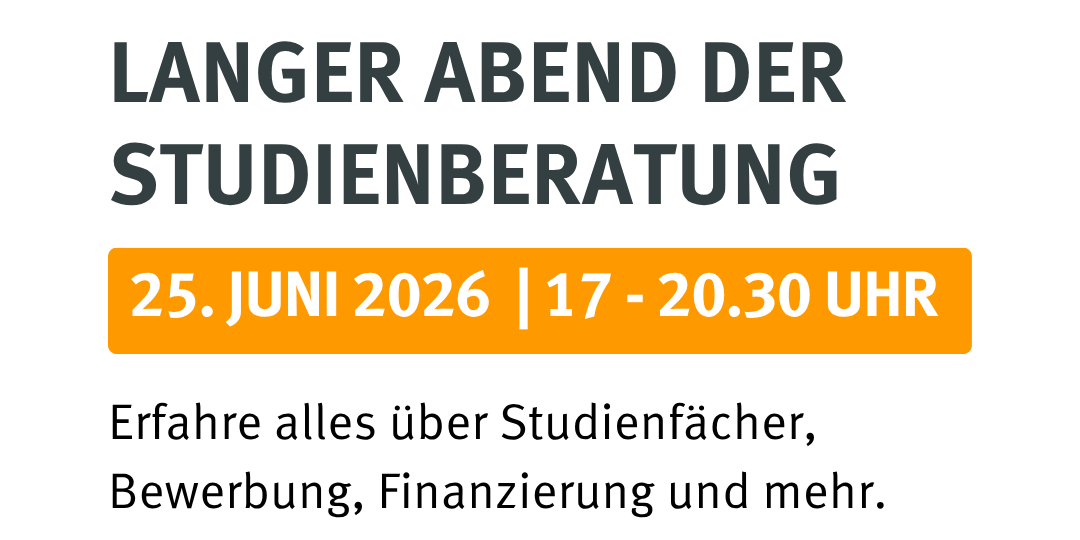 Fyler zum Langen Abend der Studienberatung