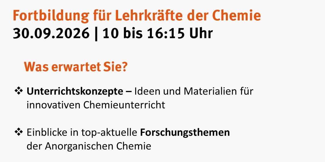 Flyer zur Lehrkräftefortbildung am 30.09.2026