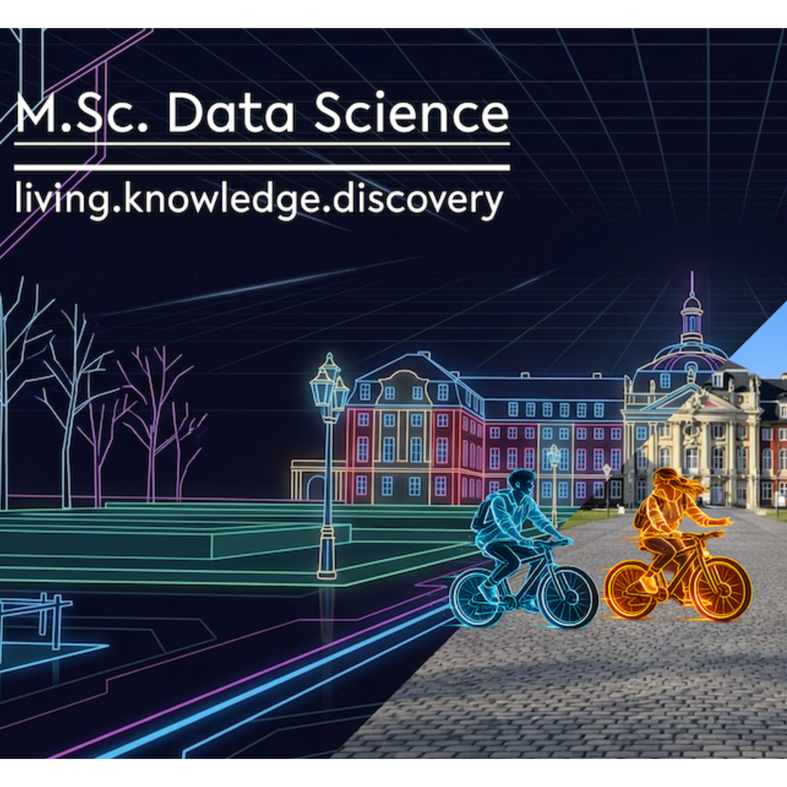 Flyer zum Master-Studiengang Data Science