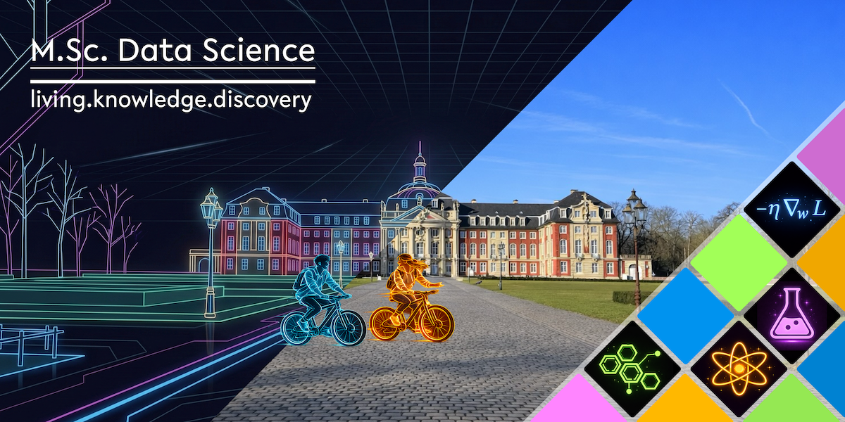 Flyer zum Master-Studiengang Data Science