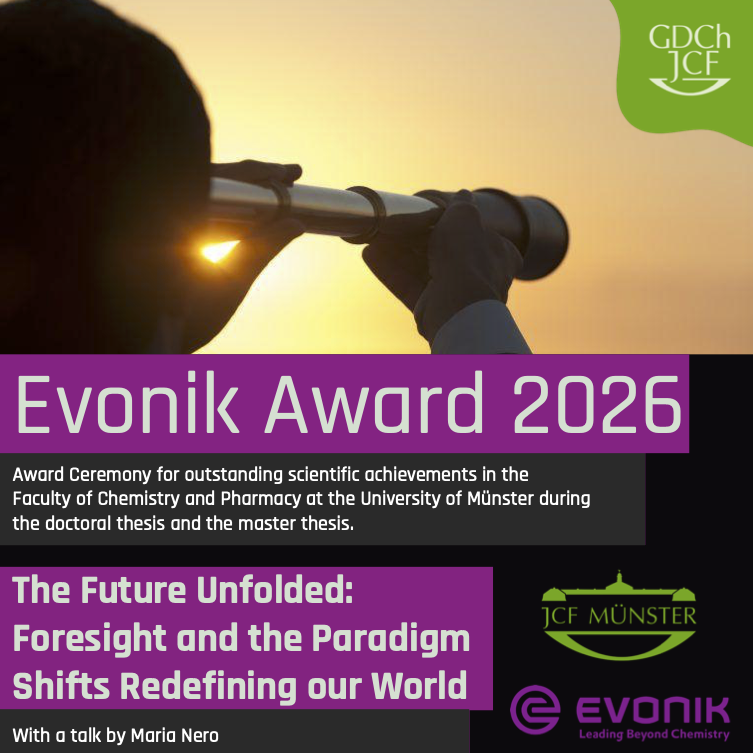 Poster für die Evonik Award 2026