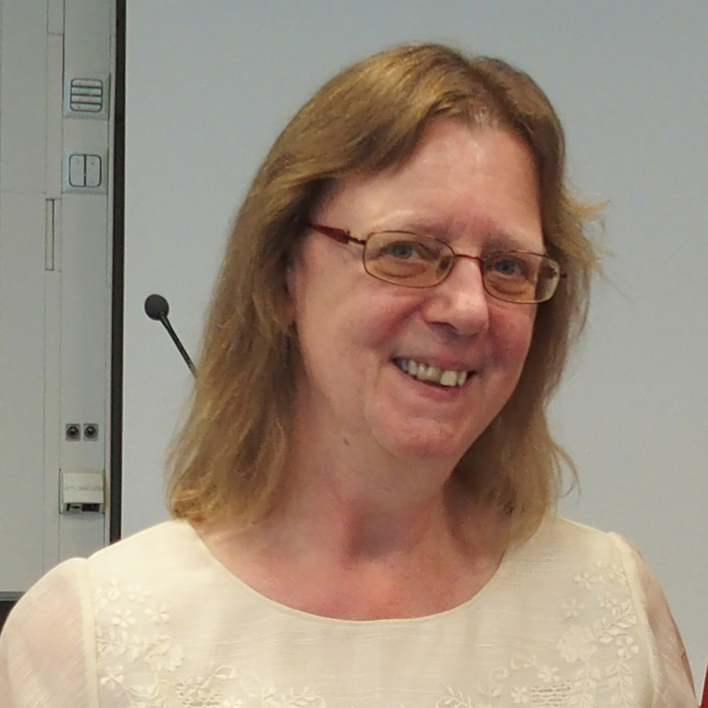 Porträt von Prof. Dr. Marie-Theres Wacker bei der Abschiedsvorlesung 2018