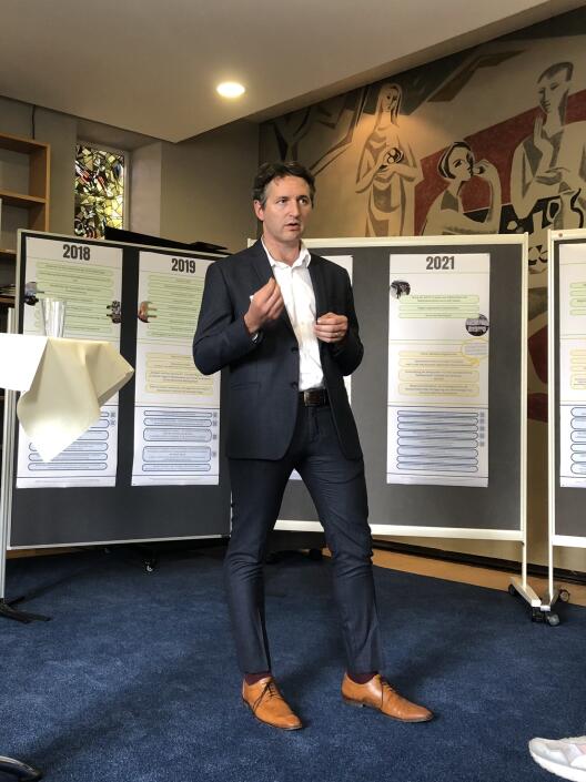 Dr. Gary Slater setzte einen vertiefenden sozialethischen Impuls beim diesjährigen ICS-Alumnitreffen.