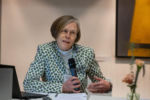 Marianne Heimbach-Steins beim fünften Jahresempfang der DBK für die Partner:innen im christlich-islamischen Dialog