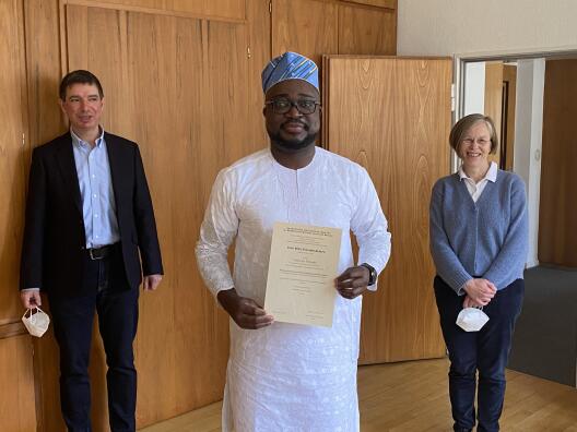 Foto Promotionsabschluss