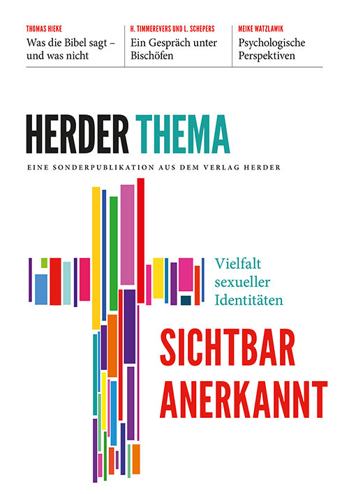 Cover zum Sonderheft der Herder-Korrespondenz Sichtbar anerkannt. Vielfalt sexueller Identitäten