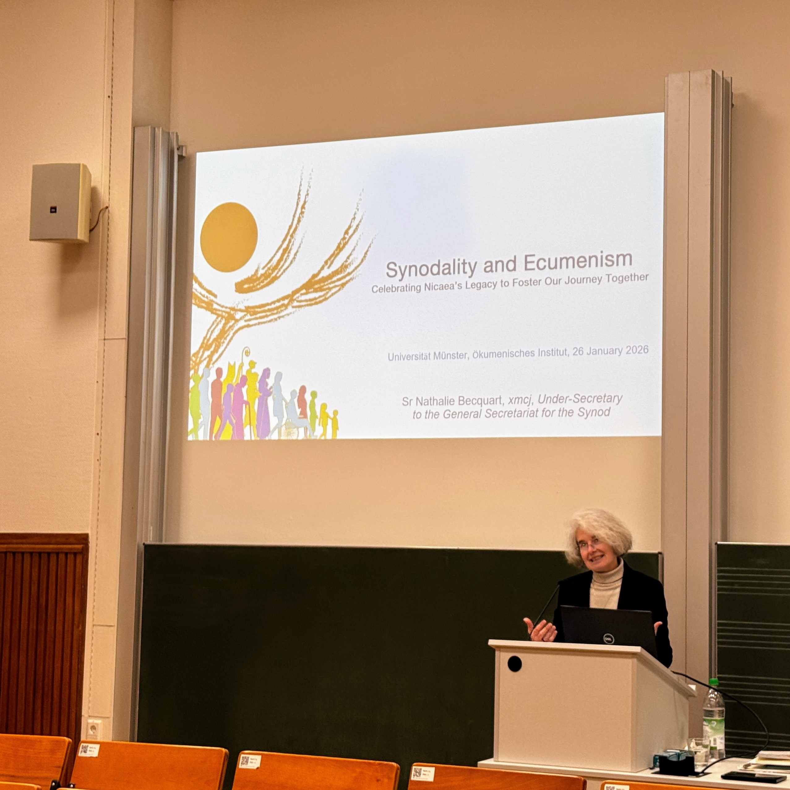 Nathalie Becquart bei der Ökumenischen Gastvorlesung